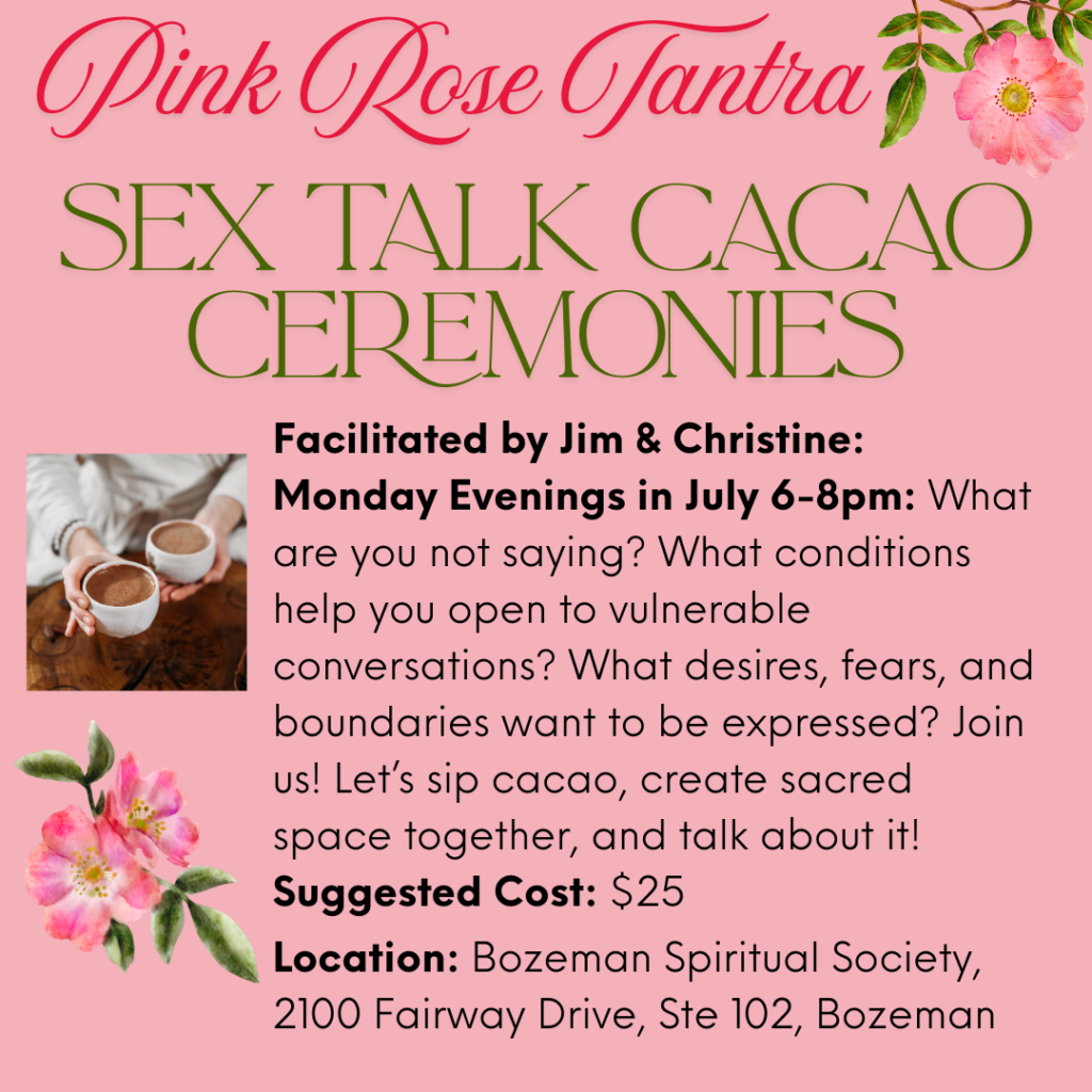 Sex Talk Cacao Ceremonies: A Conscious Conversation Series